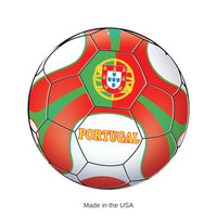 12 Pack Bulk Portugal Soccer Cutout Decor Double-Sided 10 inch