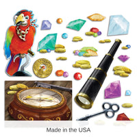 336 Piece Bulk Treasure Hunt Party Cutouts