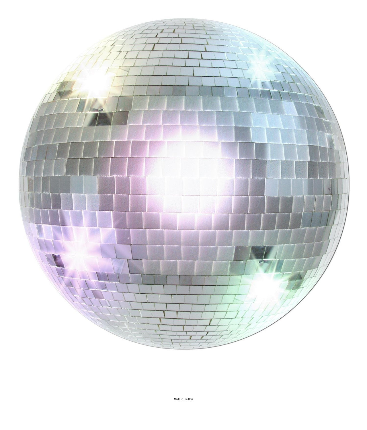 24 Pack Bulk Disco Ball Party Cutout
