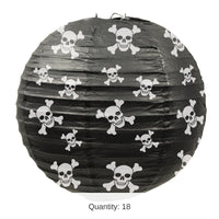 18 Pack Bulk Pirate Party Paper Lanterns