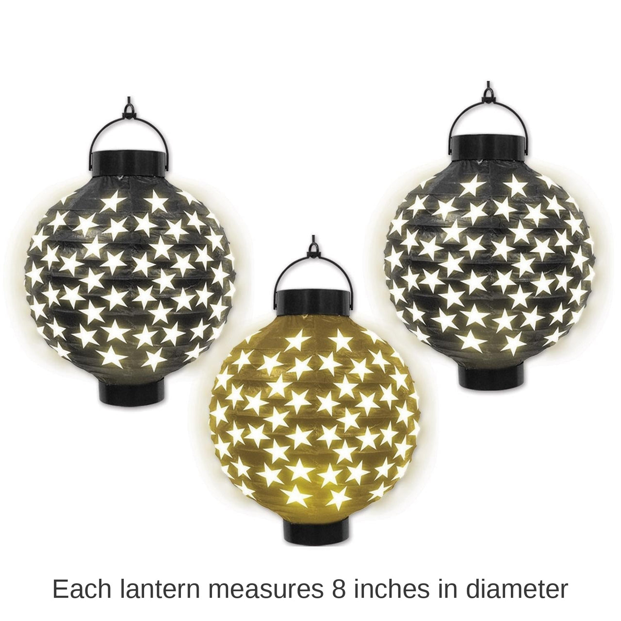 18 Pack Bulk Light-Up Party Paper Lanterns