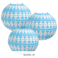 18 Pack Bulk Oktoberfest Paper Lanterns