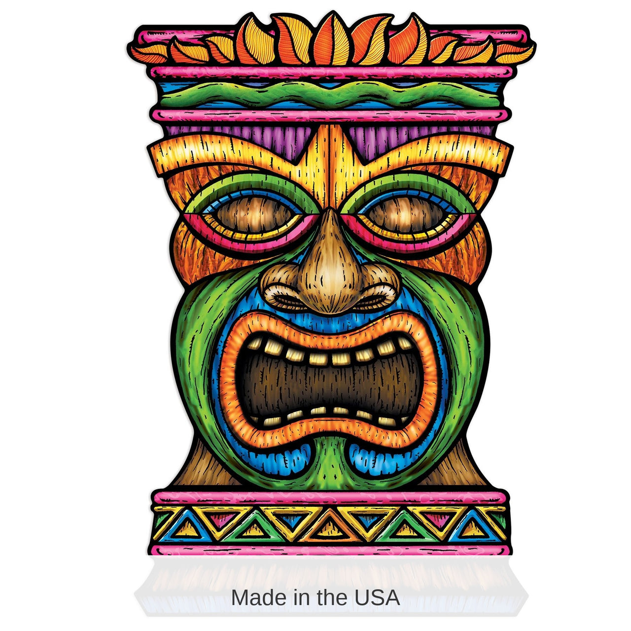 12 Pack Bulk Luau Party Jumbo Tiki Cutout