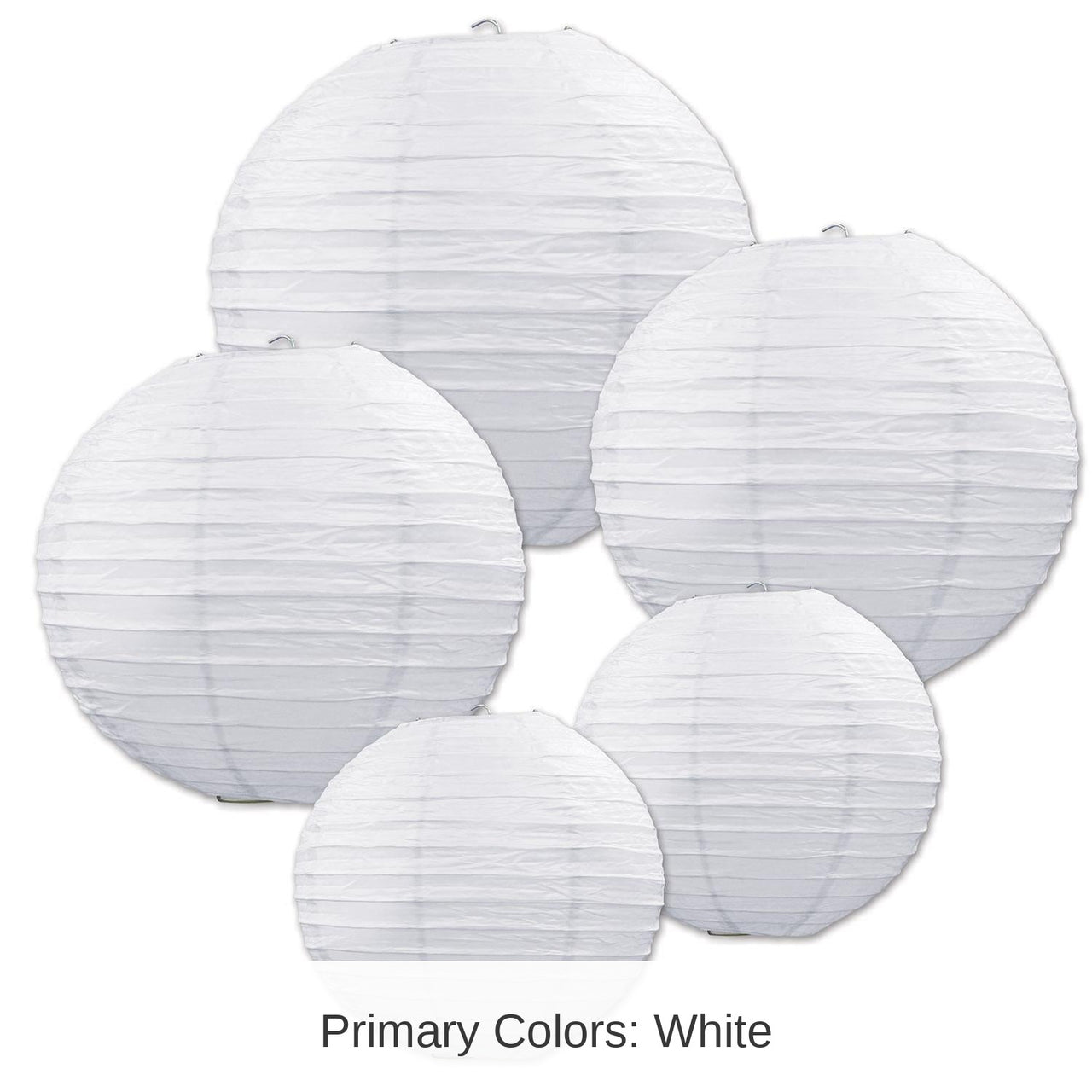 6 Pack Bulk Paper Lantern Assortment