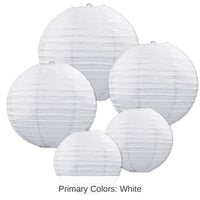 6 Pack Bulk Paper Lantern Assortment