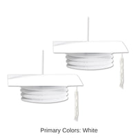 24 Pack Bulk White Grad Cap Graduation Party Paper Lanterns