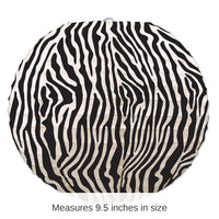 18 Pack Bulk Zebra Print Party Paper Lanterns - black/white