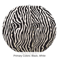 18 Pack Bulk Zebra Print Party Paper Lanterns - black/white