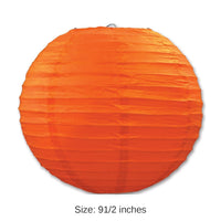 18 Pack Bulk Party Paper Lanterns orange