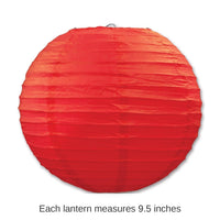 18 Pack Beistle Party Paper Lanterns red
