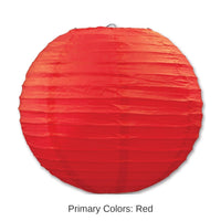 18 Pack Beistle Party Paper Lanterns red