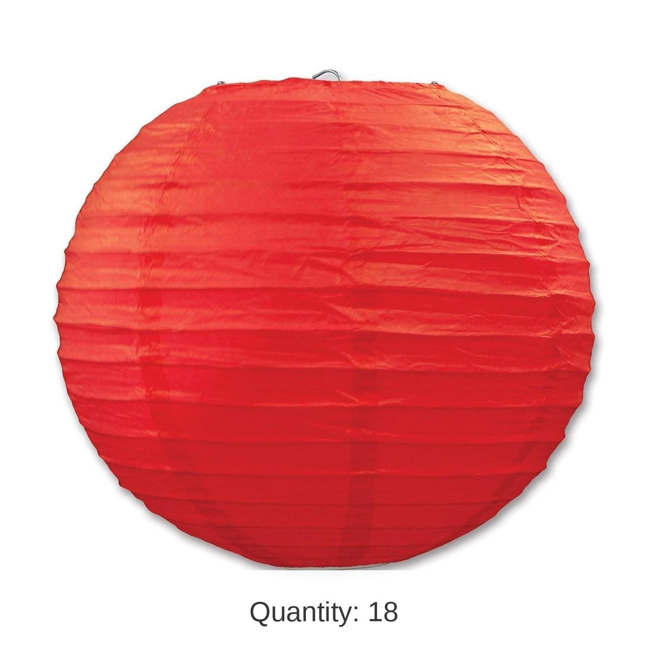 18 Pack Beistle Party Paper Lanterns red