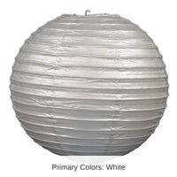 18 Pack Bulk Party Paper Lanterns silver