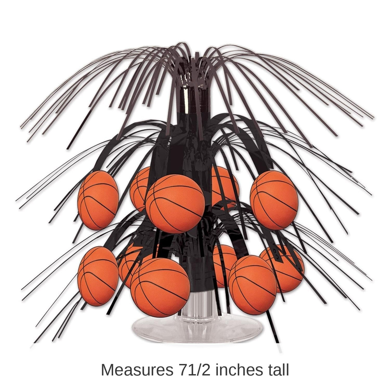12 Pack Bulk Basketball Mini Party Cascade Centerpiece