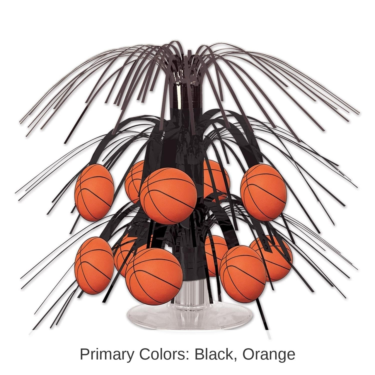 12 Pack Bulk Basketball Mini Party Cascade Centerpiece