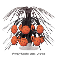 12 Pack Bulk Basketball Mini Party Cascade Centerpiece