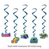 30 Piece Bulk Under The Sea Party Whirls