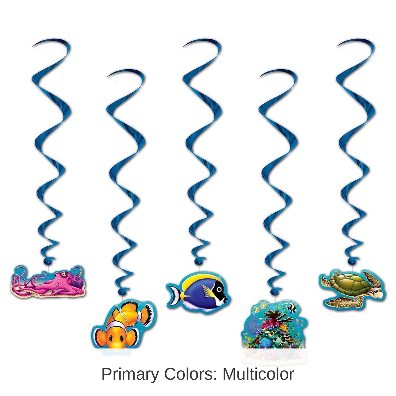 30 Piece Bulk Under The Sea Party Whirls
