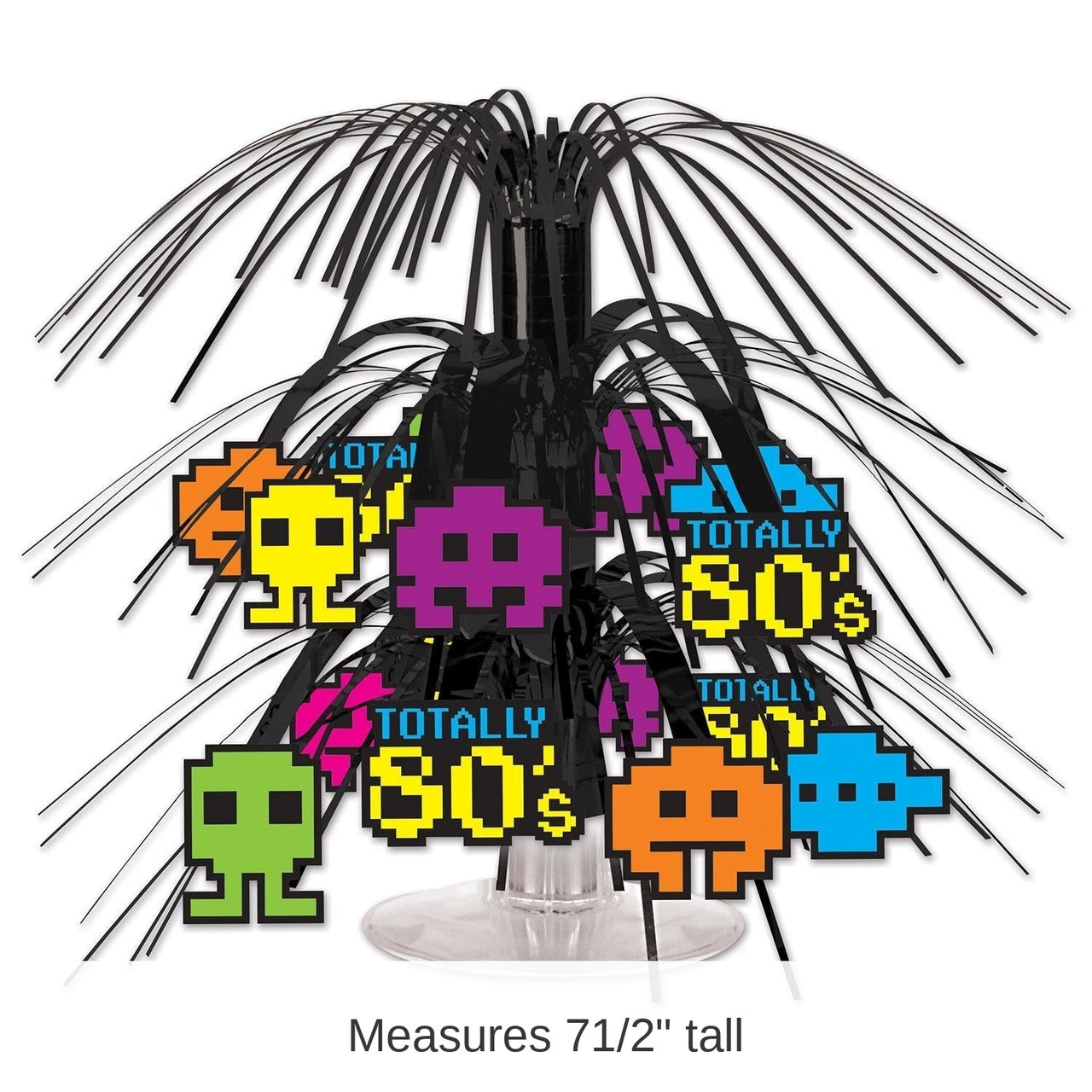 12 Pack Bulk 80's Mini Cascade Party Centerpiece