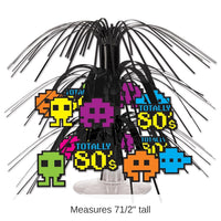 12 Pack Bulk 80's Mini Cascade Party Centerpiece