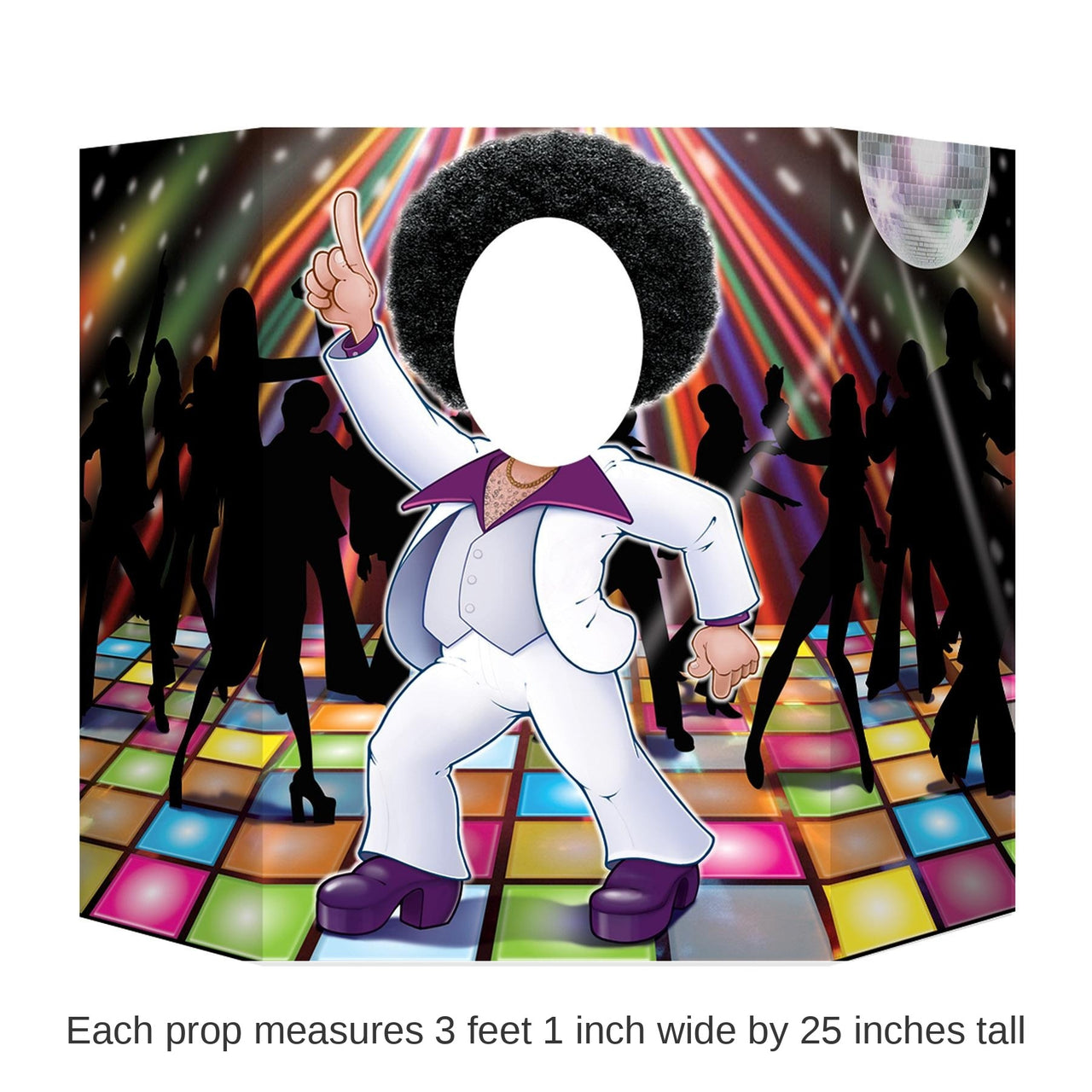 6 Pack Bulk Disco Couple Party Photo Prop