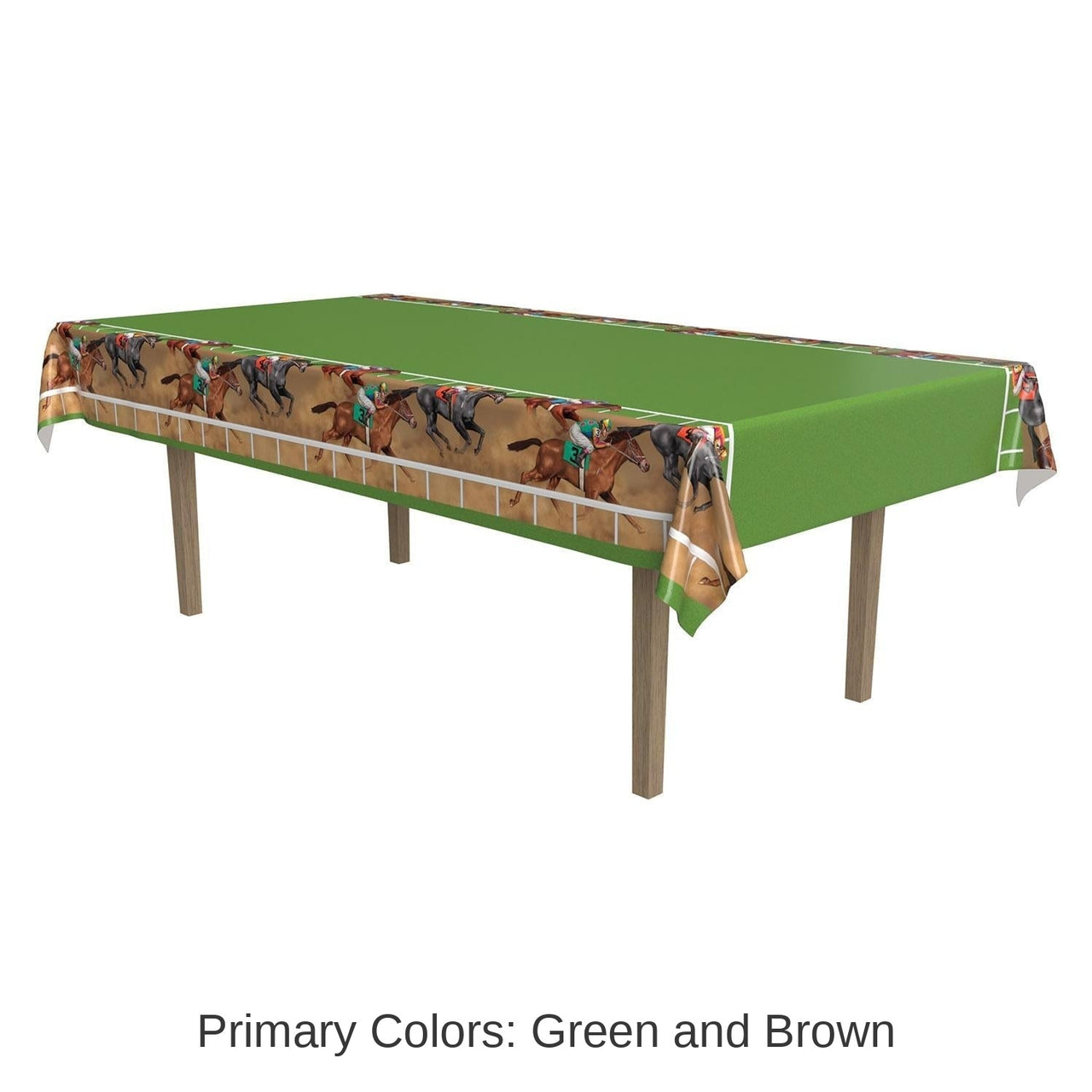 12 Pack Bulk Horse Racing Party Tablecover