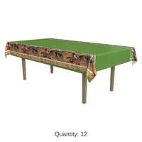12 Pack Bulk Horse Racing Party Tablecover