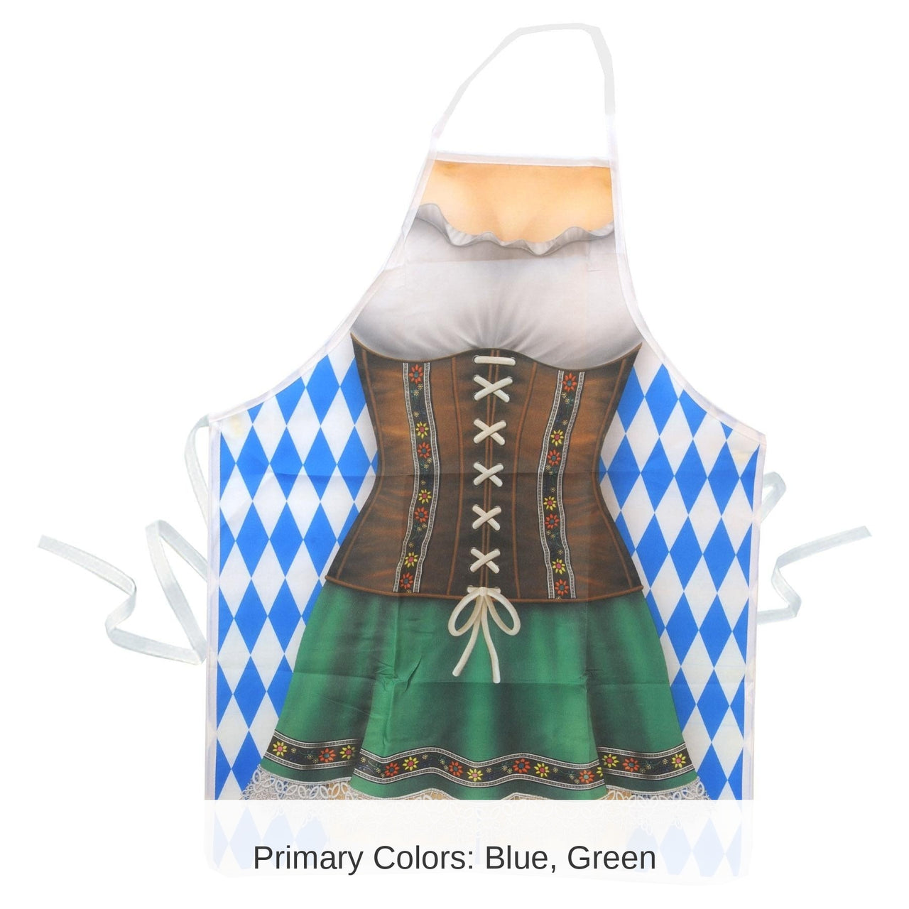 6 Pack Bulk Oktoberfest Fraulein Fabric Novelty Apron