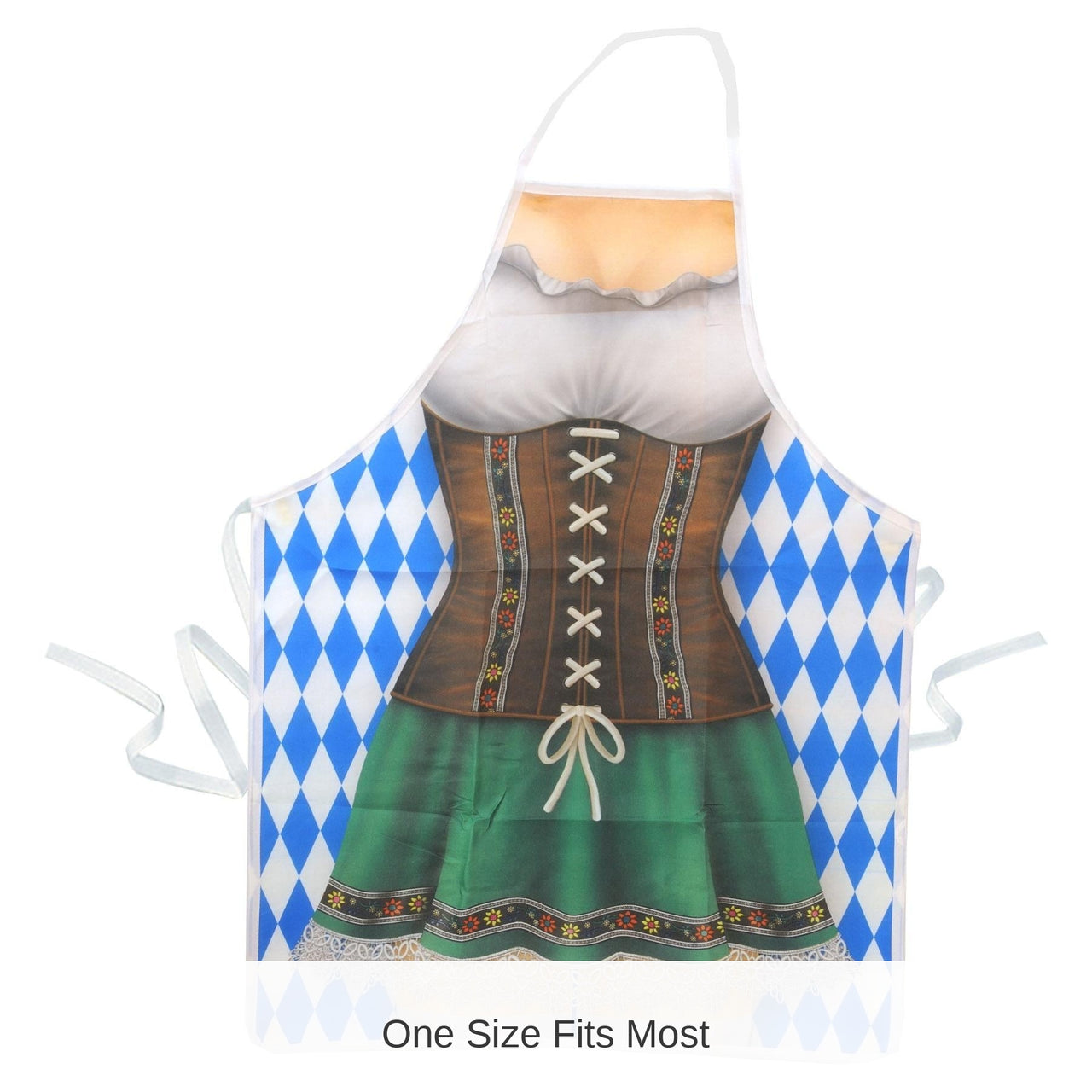 6 Pack Bulk Oktoberfest Fraulein Fabric Novelty Apron