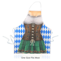 6 Pack Bulk Oktoberfest Fraulein Fabric Novelty Apron