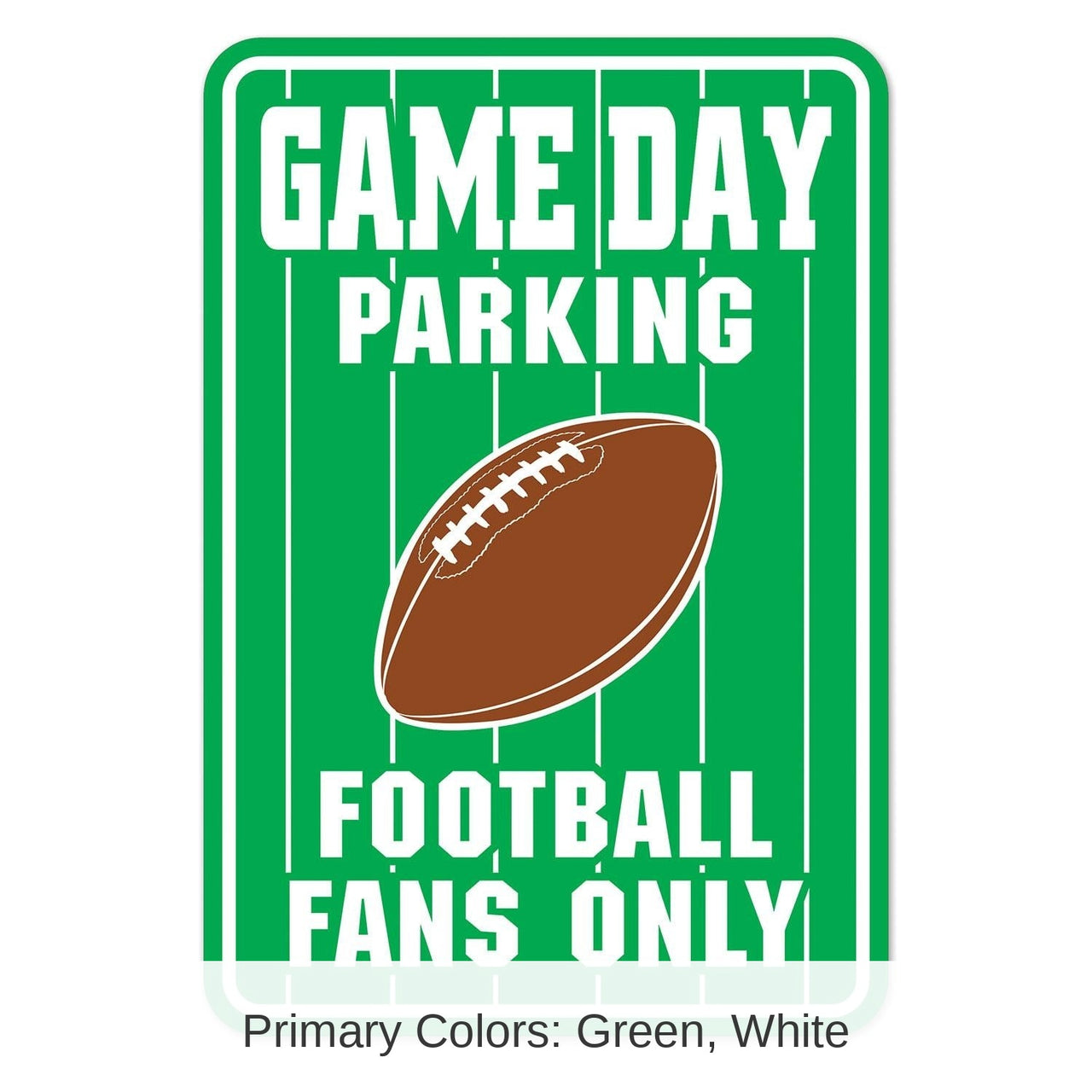 24 Pack Bulk Game Day Party Parking Sign