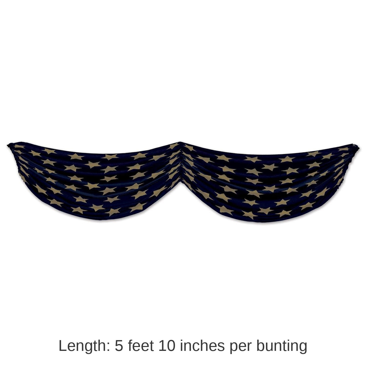 6 Pack Bulk Stars Fabric Party Bunting