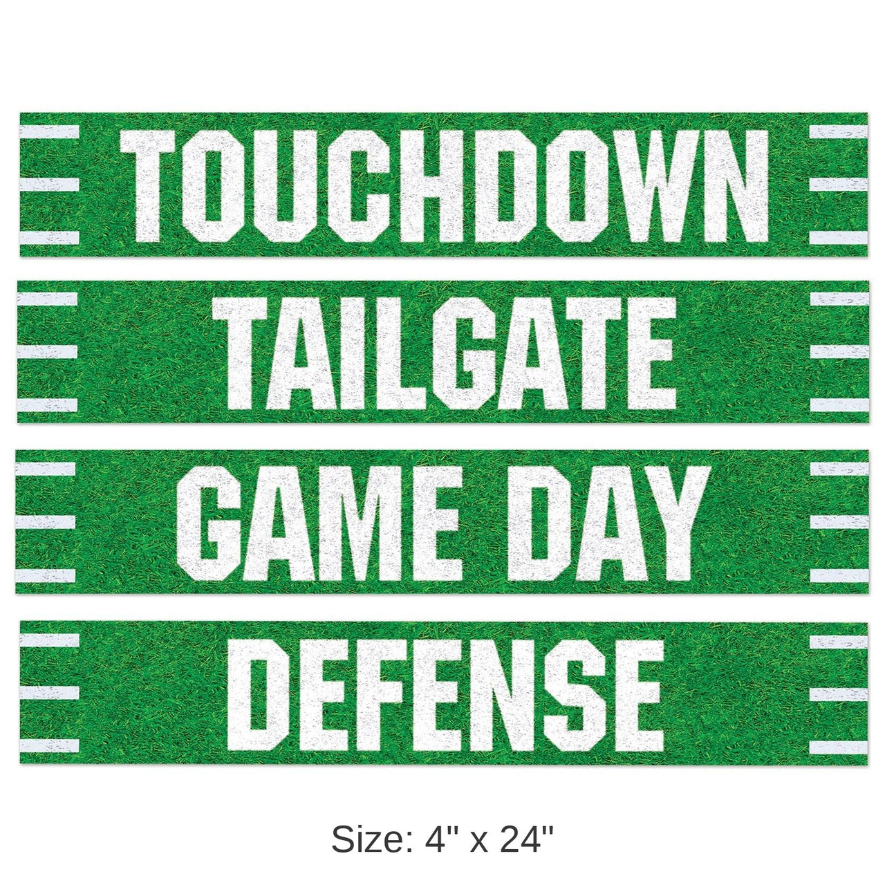 48 Pack Bulk Football Party Street Sign Cutouts