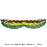 6 Pack Bulk Mardi Gras Comedy/Tragedy Faces Fabric Bunting