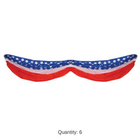 6 Pack Bulk 5 ft. - Stars/Stripes Fabric Party Bunting