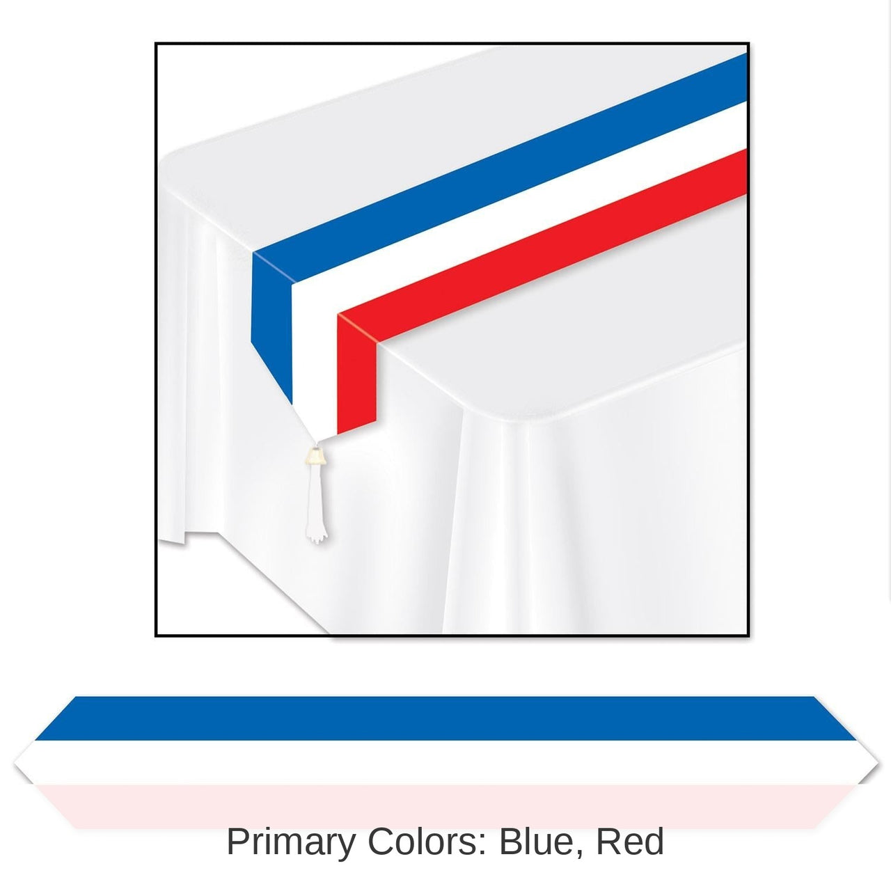 12 Pack Bulk Printed Patriotic Paper Party Table Runner