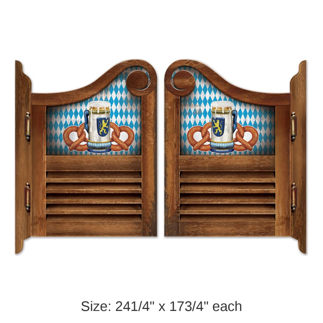 12 Pack Bulk Oktoberfest Saloon Door Cutout