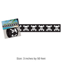 12 Pack Bulk Pirate Party Poly Decorating Material 50 ft Roll