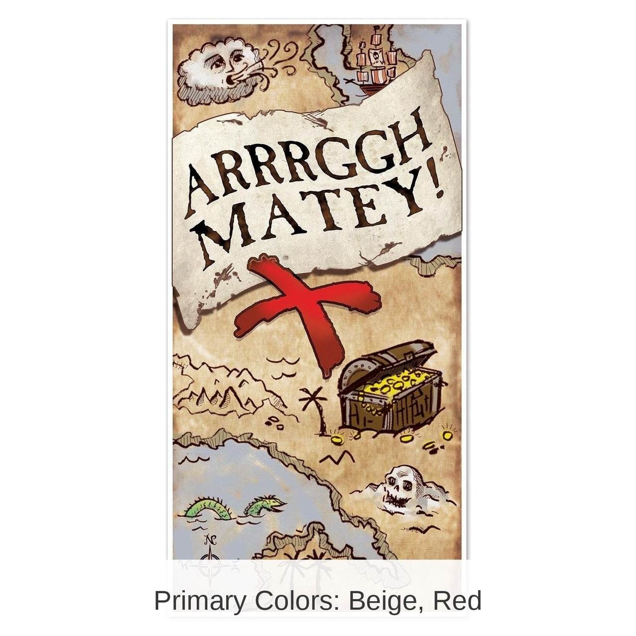 12 Pack Bulk Treasure Map Door Cover