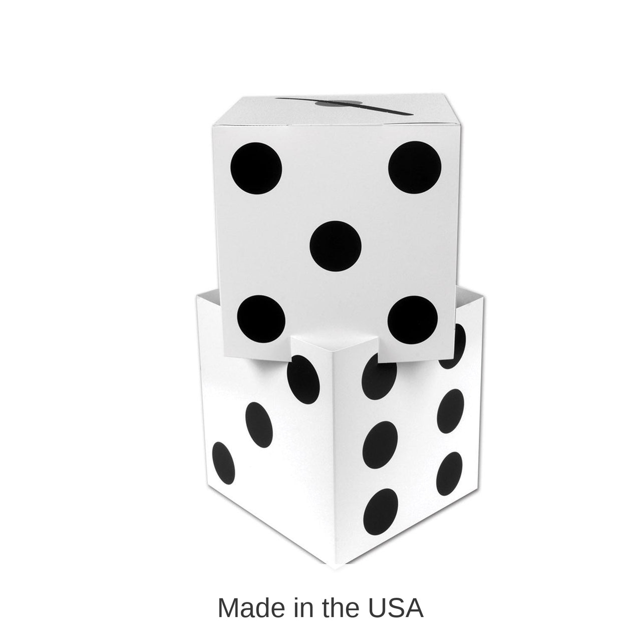24 Pack Bulk 3-D Dice Stacking Party Centerpiece