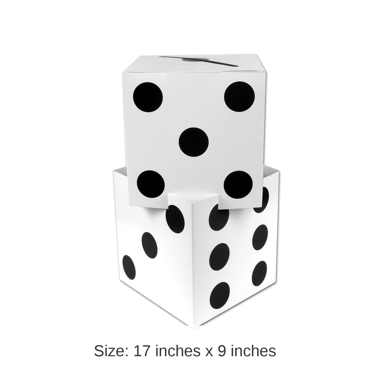 24 Pack Bulk 3-D Dice Stacking Party Centerpiece