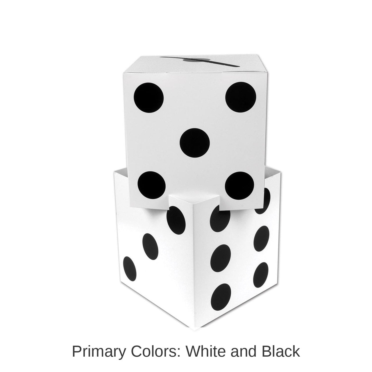24 Pack Bulk 3-D Dice Stacking Party Centerpiece