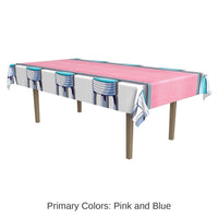 12 Pack Bulk Soda Shop Stools Party Tablecover
