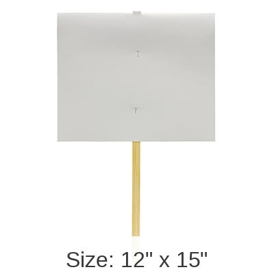 6 Pack Bulk Party Blank Yard Sign