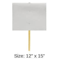 6 Pack Bulk Party Blank Yard Sign
