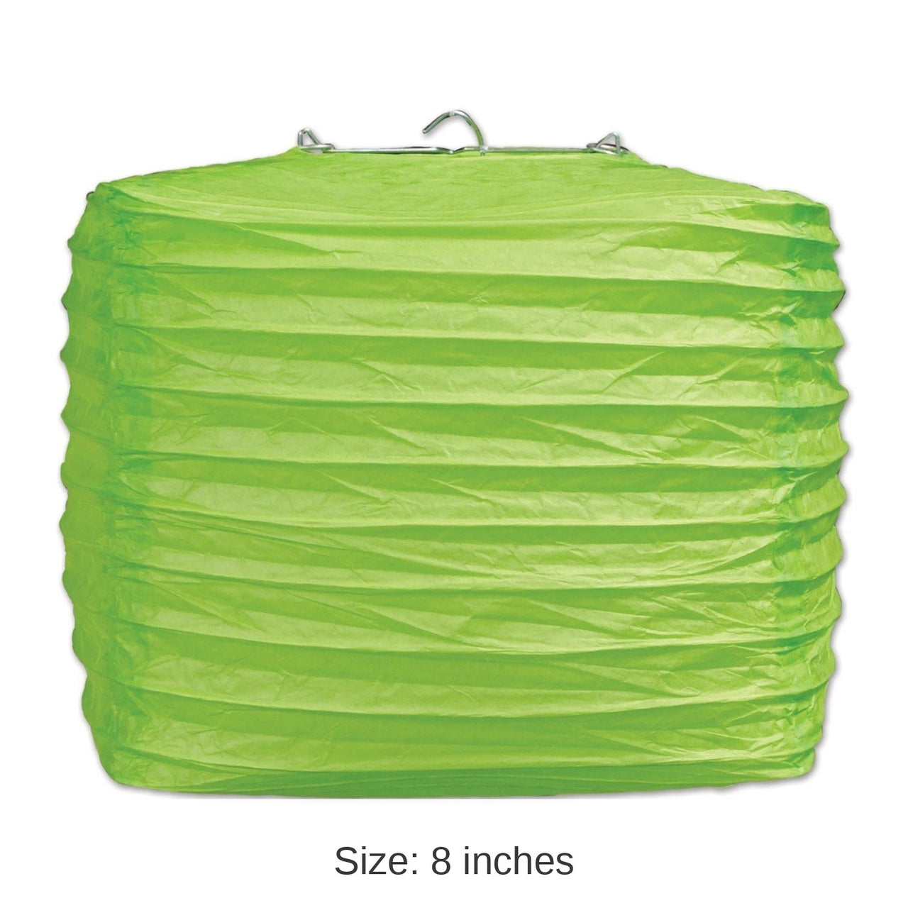 24 Pack Bulk Light Green Party Square Paper Lanterns