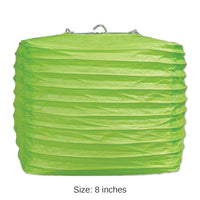24 Pack Bulk Light Green Party Square Paper Lanterns