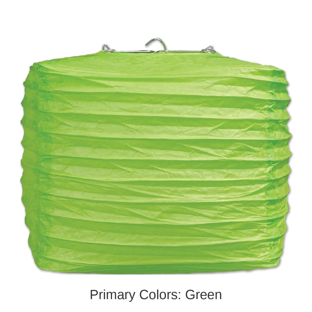24 Pack Bulk Light Green Party Square Paper Lanterns