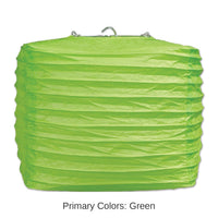 24 Pack Bulk Light Green Party Square Paper Lanterns