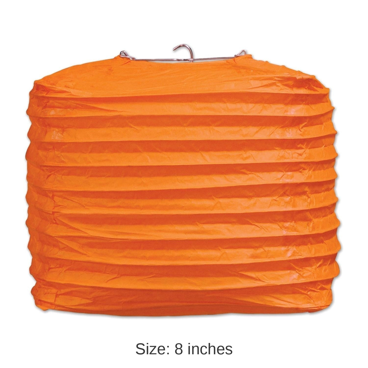 24 Pack Bulk Orange Party Square Paper Lanterns